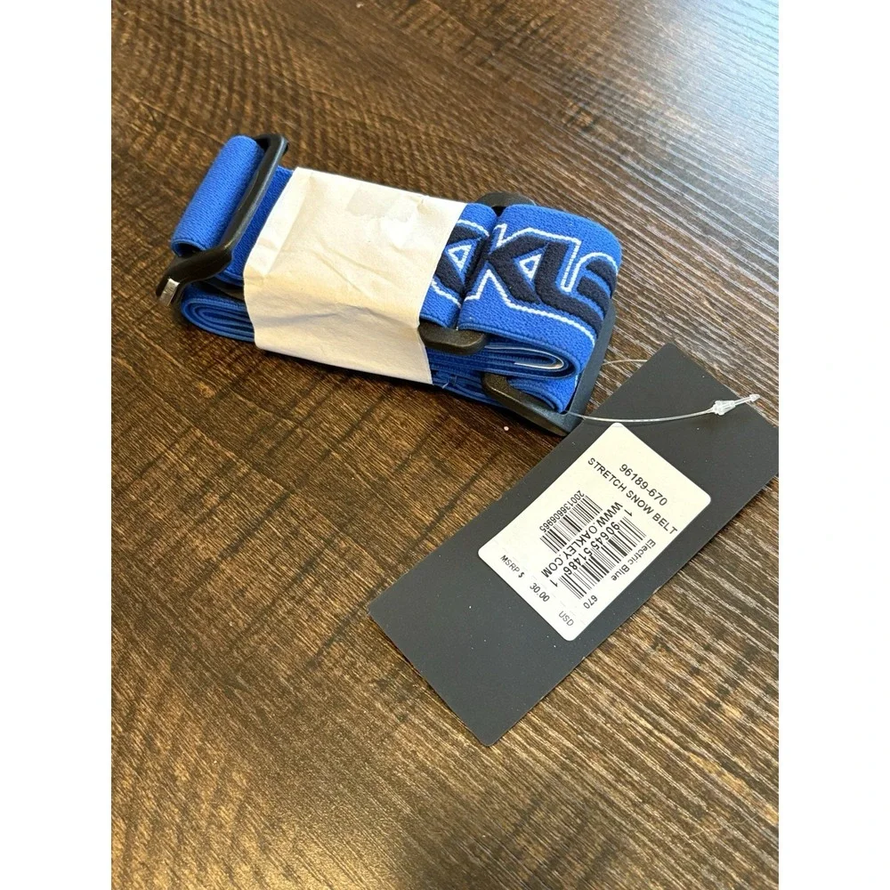 [96189-670] Mens Oakley‎ Stretch Everyday Snow Belt Electric Blue One Size NWT